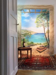 Bunte Kinderzimmer Wandmalerei! 11 Haus am Meer 1