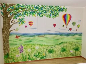 Landschaft im Kinderzimmer