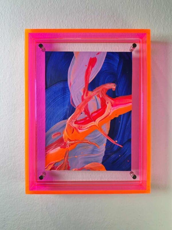 Mini Pink Floating in the Blue