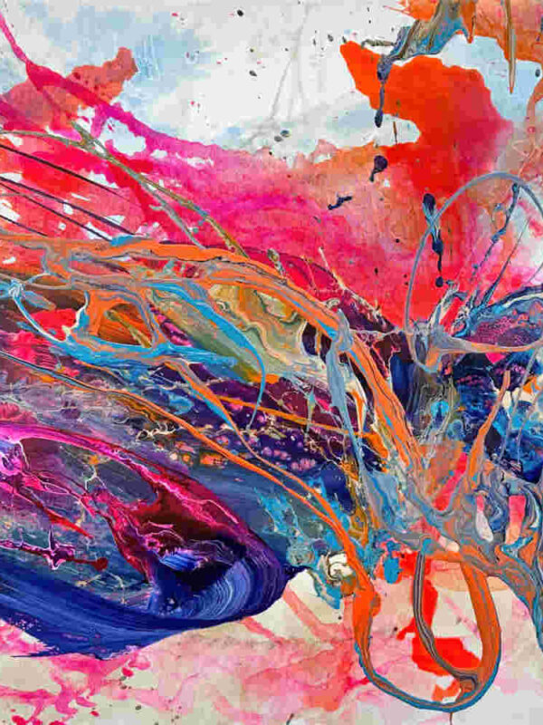Abstrakte Kunst – ...And the butterfly goes wild