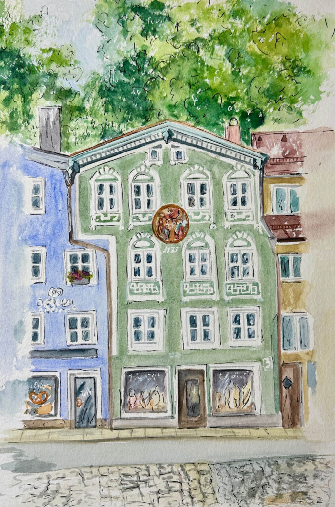 Auftragsmalerei Hausansicht
