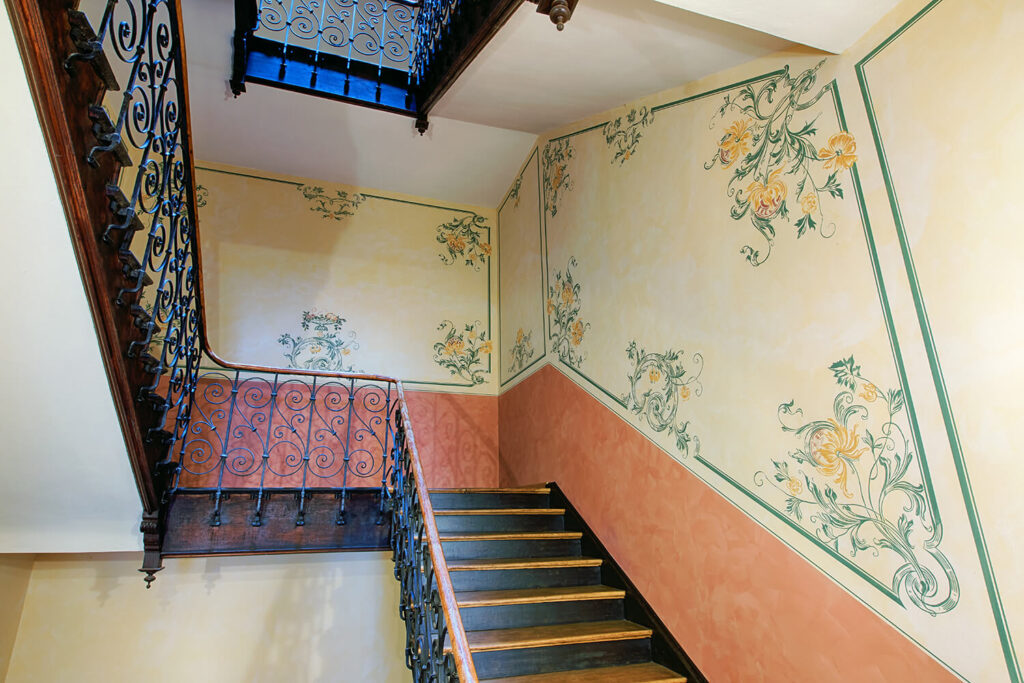 Wandmalerei Rekonstruktion Treppenhaus fertig2